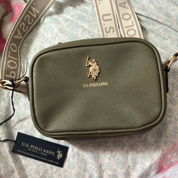U.S. Polo Assn. Olive Green Women’s and men’s Bag - Picture 1 of 7